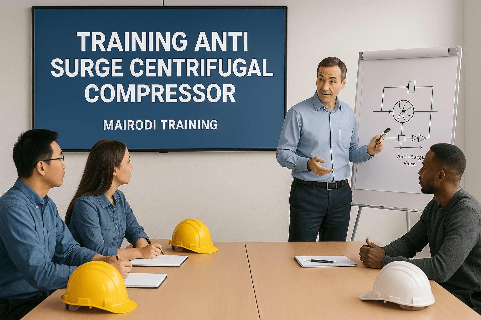 Training Anti Surge Centrifugal Compressor