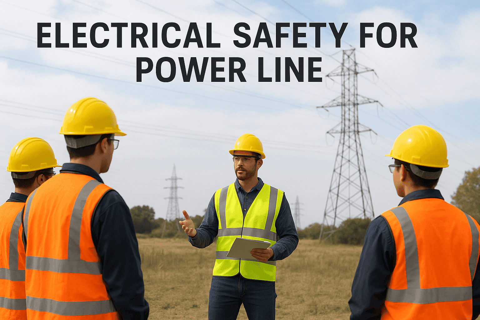 Training Electrical Safety For Power Line