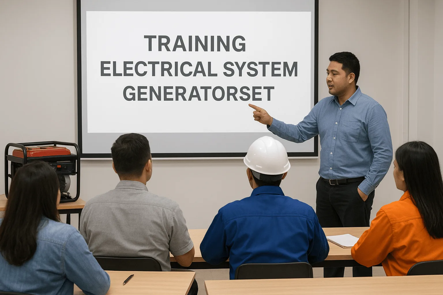Training Electrical System Generatorset