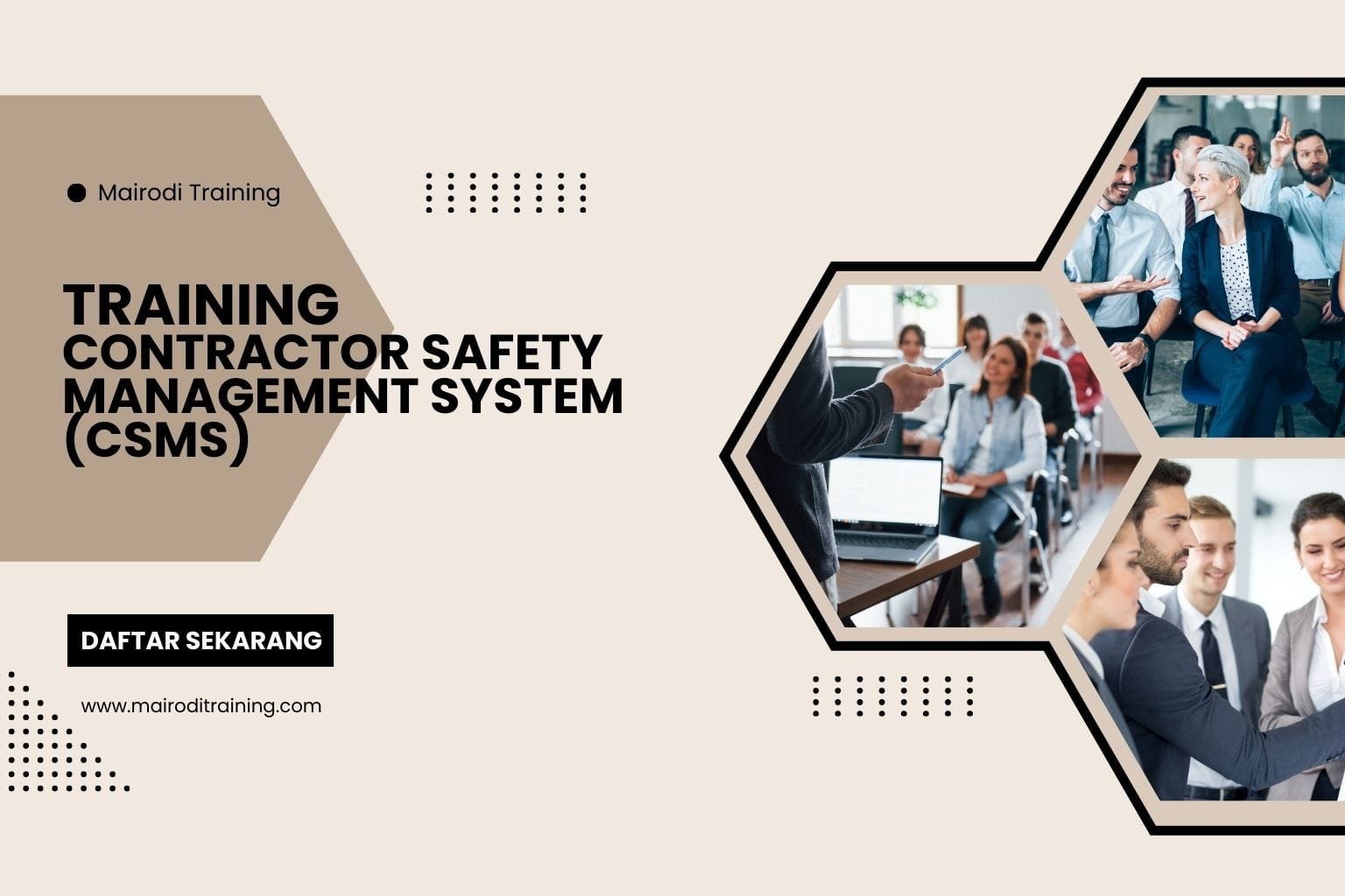Training Contractor Safety Management System (CSMS)