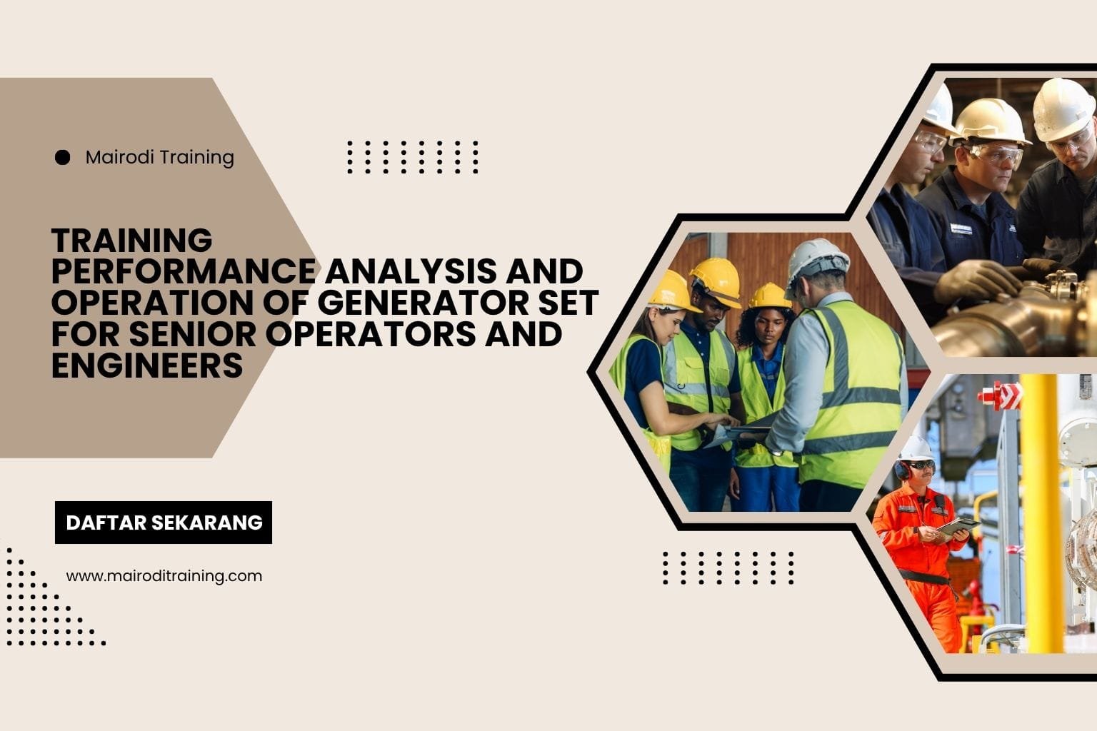 Training Performance Analysis and Operation of Generator Set for Senior Operators and Engineers