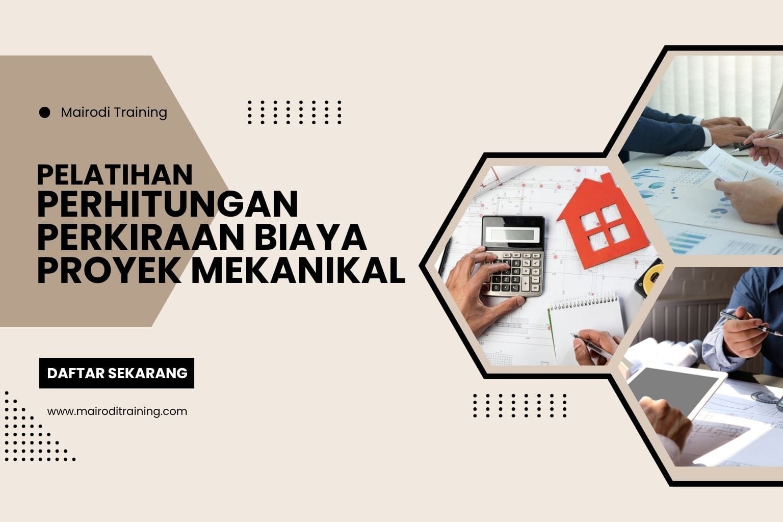 Pelatihan Perhitungan Perkiraan Biaya Proyek Mekanikal