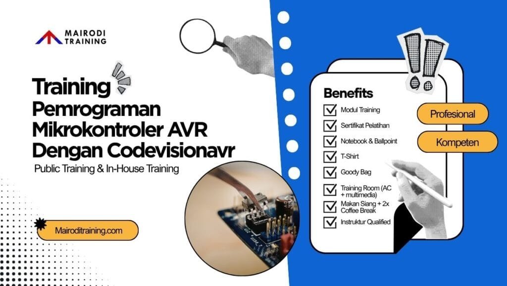 Training Pemrograman Mikrokontroler AVR Dengan Codevisionavr
