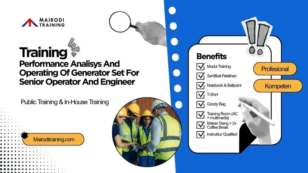 Training Performance Analisys And Operating Of Generator Set For Senior Operator And Engineer