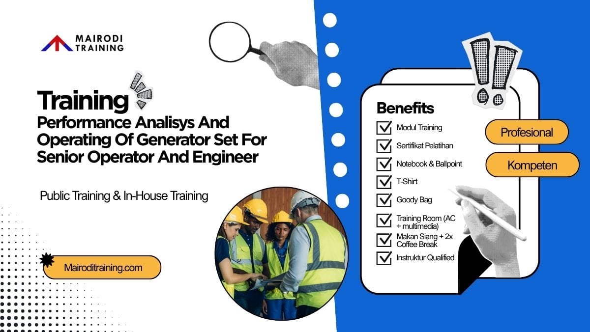 Training Performance Analisys And Operating Of Generator Set For Senior Operator And Engineer
